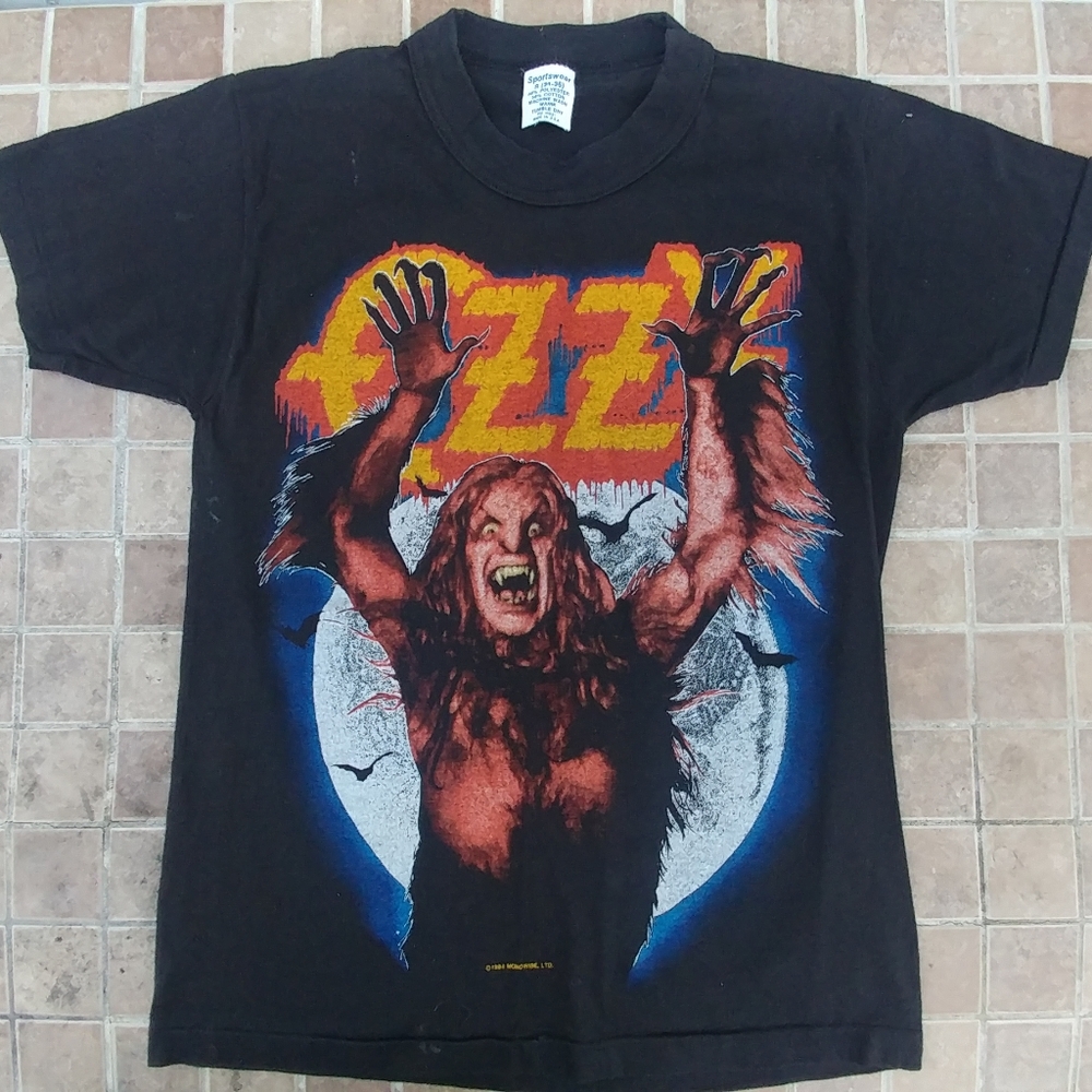 OZZY OSBOURNE NOS ORIGINAL SMALL SHIRT 1984CR
